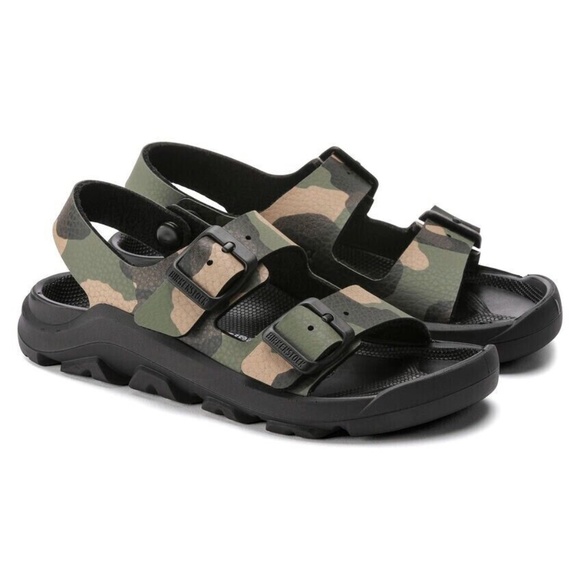 Birkenstock Shoes - NEW women's size 7.5 (eur 38) Birkenstock Milano Mogami Camo Black sandals